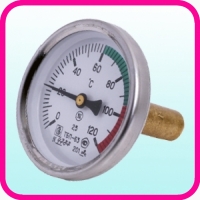 Термометр биметаллический ТБП 63/50/Т3-(0-+120°C) показывающий