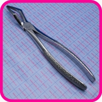 Щипцы для удаления корней зубов верхней челюсти узкие губки 500-51L №51L