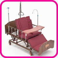 Кровать функциональная для сна в положении сидя с электроприводом и туалетом МЕТ REALTA, арт. 17135
