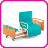 Кровать для лежачих больных с поворотным креслом MET RAUND UP 17896 медицинская функциональная электрическая