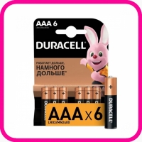 Батарейка AAA LR03 Duracell 1,5B Alkaline (щелочная)