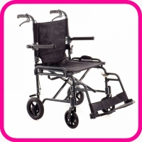 Кресло-коляска MET MK-280 складная увеличенного размера облегчённая, арт. 17314
