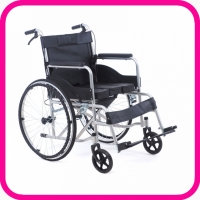 Кресло-коляска MET MK-340 с санитарным оснащением, арт. 17316