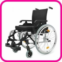 Кресло-коляска MET Stable (MK-200) складная алюминиевая, арт. 112177